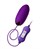 Фиолетовое виброяйцо с пультом управления A-Toys Cony, работающее от USB - фото 406989