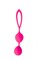 Розовые вагинальные шарики с петлёй Cosmo - фото 407678