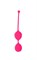 Розовые двойные вагинальные шарики Cosmo с хвостиком для извлечения - фото 407680