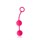 Розовые вагинальные шарики с ребрышками Cosmo - фото 407686
