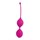 Ярко-розовые двойные вагинальные шарики с хвостиком Cosmo - фото 407716