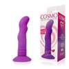 Фиолетовый вибромассажер Cosmo на присоске CSM-2306