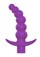 Фиолетовая вибрирующая анальная елочка Sweet Toys - 10,8 см. - фото 408285