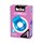 Голубое эрекционное виброкольцо Luxe VIBRO  Кошмар русалки  + презерватив - фото 408326