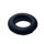 Черное силиконовое эрекционное кольцо-шина Sex Expert - фото 408406