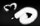 Серебристая анальная пробка с бело-черным хвостиком и ободком-ушками - фото 408920