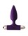 Фиолетовая анальная вибропробка New Edition Glory - 11 см. - фото 409176