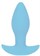 Голубая анальная втулка Sweet Toys - 8,5 см. - фото 409351