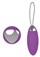 Фиолетовое перезаряжаемое виброяйцо Remote Duo Pleasure - фото 409379
