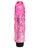 Розовый вибратор-реалистик с венками - 22 см. - фото 410181