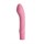 Нежно-розовый вибромассажер Ira с увеличенной загнутой головкой - 15 см. - фото 410209