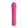 Розовый мини-вибратор Mick с ребрышками - 13 см. - фото 411868