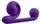 Уникальный фиолетовый вибромассажер-улитка для двойной стимуляции Snail Vibe - фото 411979