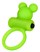 Зеленое виброкольцо на пенис A-Toys - фото 412256