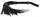 Черная многохвостовая плеть с круглой глянцевой ручкой - 43 см. - фото 412442