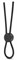 Черное силиконовое лассо на пенис SILICONE LOOP COCK RING - фото 412493
