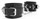 Черные оковы на регулируемых ремешках с цепочкой - фото 412850