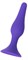 Фиолетовая анальная пробка - 12,5 см. - фото 414053