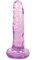Фиолетовый фаллоимитатор Slim Stick Dildo - 15,2 см. - фото 415113