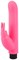 Розовый вибромассажер с клиторальным отростком G Rabbit - 15 см. - фото 415209