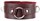 Бордовый широкий ошейник с кольцом Maroon Collar - фото 415471
