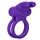 Фиолетовое двойное эрекционное кольцо Silicone Rechargeable Dual Rockin Rabbit - фото 415576