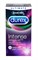 Рельефные презервативы со стимулирующей смазкой Durex Intense Orgasmic - 12 шт. - фото 416132