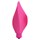 Розовый вибростимулятор в форме раковины Nicole - фото 417070