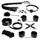 Эротический набор БДСМ из 9 предметов в черном цвете - фото 417282