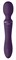 Фиолетовый вибромассажер Enora - 22 см. - фото 417889