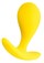 Желтая анальная втулка Blob - 5,5 см. - фото 418052
