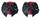 Красные пэстисы Blaze с черными бантиками - фото 418354