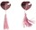 Розовые пэстисы-сердечки Gipsy с кисточками - фото 418621