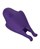 Фиолетовые виброзажимы для сосков Nipple Play Rechargeable Nipplettes - фото 420111