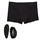 Черные трусы-боксеры с вибромассажером Remote Control Panty Set L/XL - фото 420115