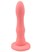 Розовая анальная насадка Paris Anal для пояса харнесс - 15,5 см. - фото 420514