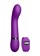 Фиолетовый вибромассажер Kegel G - 20 см. - фото 420950