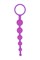 Фиолетовая анальная цепочка DRAGONZ TALE ANAL - 20 см. - фото 421812
