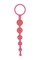 Розовая анальная цепочка DRAGONZ TALE ANAL - 20 см. - фото 421814