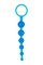 Синяя анальная цепочка DRAGONZ TALE ANAL - 20 см. - фото 421816