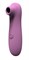 Фиолетовый вакуумный вибростимулятор клитора Ace - фото 422242