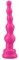 Ярко-розовый анальный стимулятор-ёлочка - 14,5 см. - фото 422474