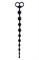 Черные анальные бусы Cephei - 33,5 см. - фото 422740
