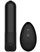 Черный мини-вибратор Rick с пультом - 8,6 см. - фото 424046