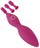 Ярко-розовый клиторальный вибратор с 3 насадками Spot Vibrator with 3 Tips - 17,9 см. - фото 424318