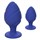 Набор из двух синих анальных пробок Cheeky - фото 424445