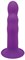 Фиолетовый вибратор Hitsens 3 - 18,2 см. - фото 424862