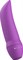 Фиолетовая вибропуля Bmine Basic Curve - 7,6 см. - фото 425165