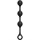 Черные утяжеленные анальные шарики Anal Essentials Weighted Silicone Anal Balls - 34,3 см. - фото 425231