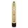 Золотистый классический вибратор Naughty Bits Gold Dicker Personal Vibrator - 19 см. - фото 426024